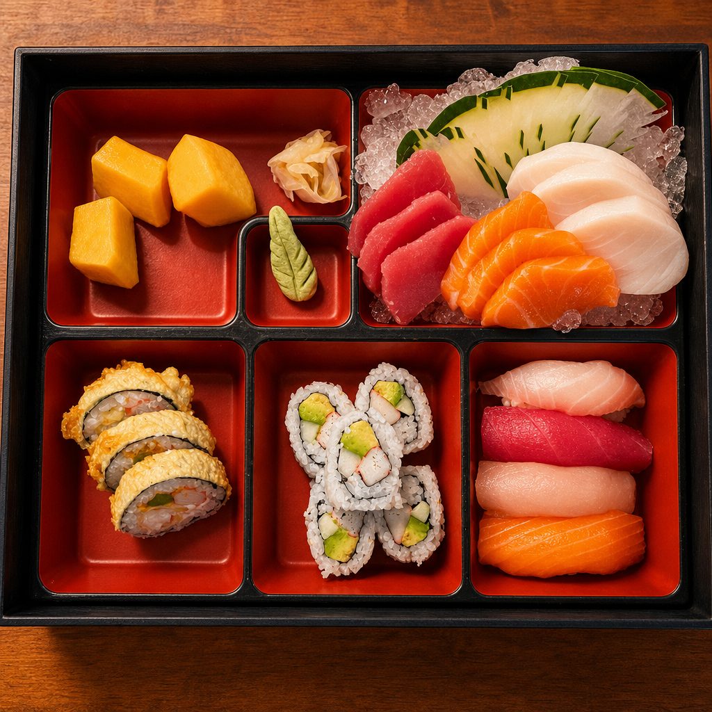 *A. Sushi & Sashimi Combo.